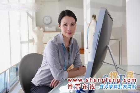 女性辦公桌